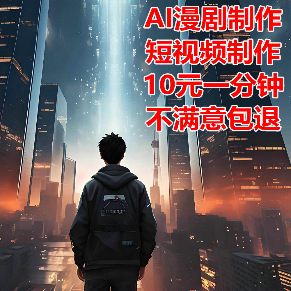 ai漫剧制作短视频生成动画专业定制代做企业宣传片影视动漫广告