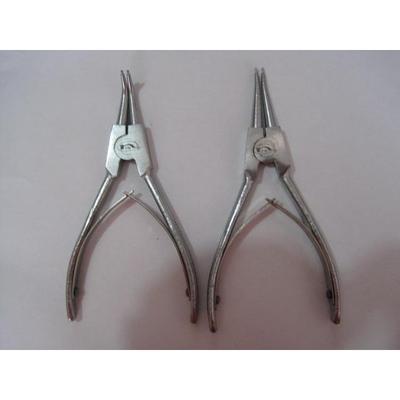 宁桥卡簧钳子6寸 挡圈钳 轴用孔用弯嘴直嘴 内卡外卡