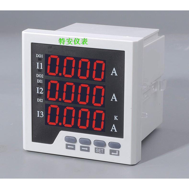 。智能数显三相电流表PD284I-2X4 9X4 3X4 AX4 DX4选配报警变送通