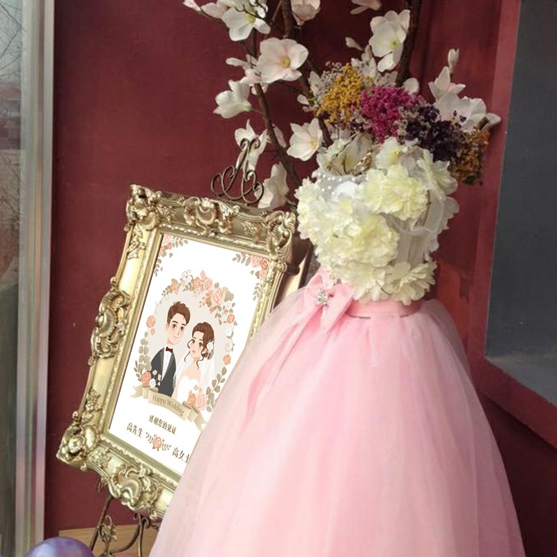 高端复古欧式画框相框雕花装饰框婚庆塑料艺术道具裱框塑摆件影楼