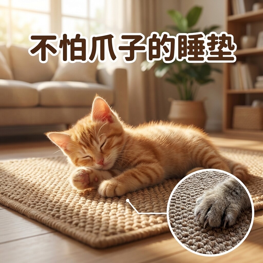 防猫抓防撕咬宠物睡垫夏天可水洗图片
