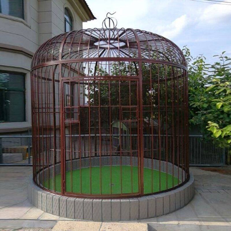 铁艺鸟笼特大号加网鸟笼八哥虎皮鸟笼