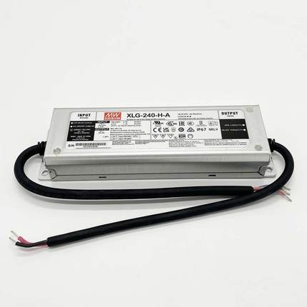 现货XLG-240-H-A/AB明纬直流LED电源户外防水灯光亮化工程可调变