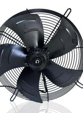 外转子轴流风机工业散热风扇网罩式风机全铜电机螺杆机冷干机配件