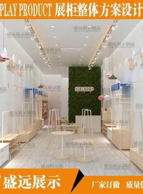 高档服装展示架复古服装架落地式服装店衣架展示架女装店货架铁艺