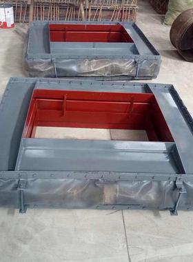 锅炉管道使用非金属织物膨胀节高温脱硫管道非金属补偿器天圆地方