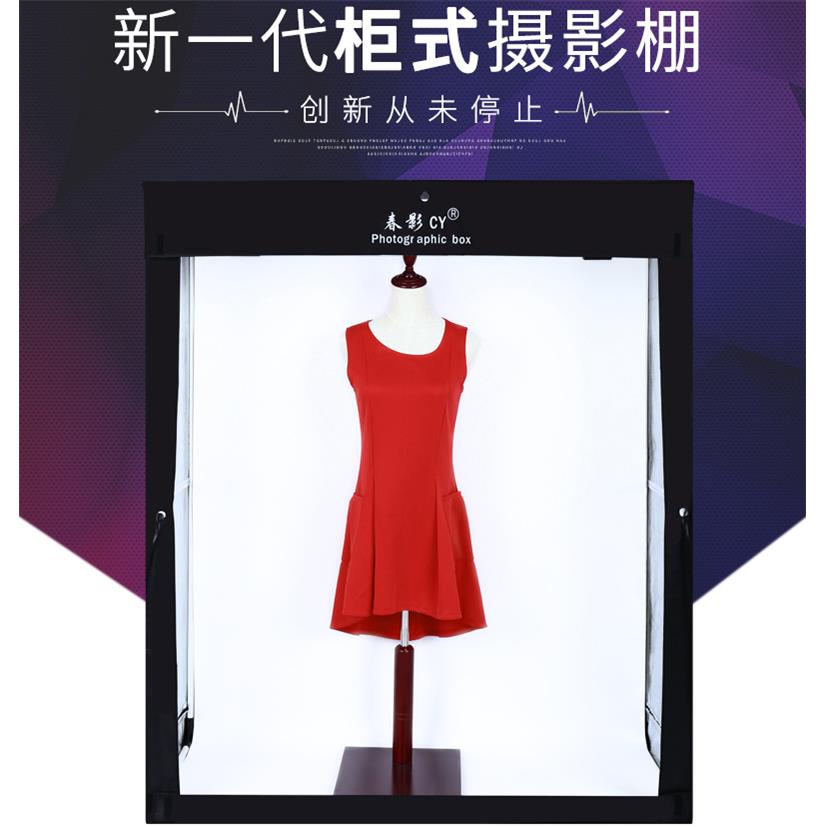 供应140CM摄影棚套装LED摄影灯柜式套装120*50*140CM