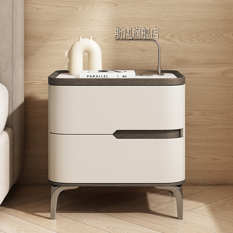 斯凤工厂直销优质实木框架床头柜