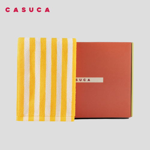 CASUCA格林假日A类全棉大毛巾套组100%新疆棉吸水透气洗脸礼盒装
