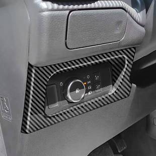 适用23款福特ranger皮卡大灯调节框内饰贴碳纤纹内饰改装配件
