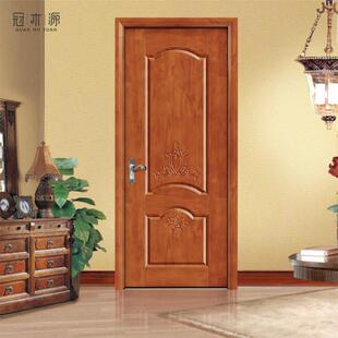 供应实木门橡木欧式室内房门烤漆含门套卧室实木门静音洁净