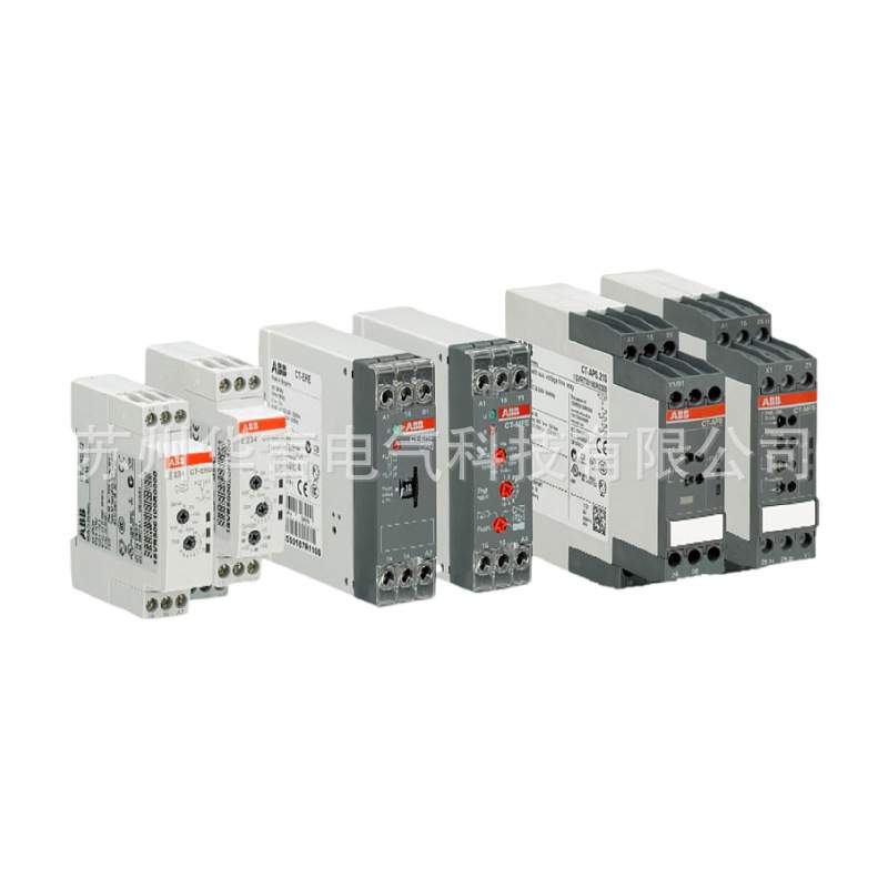 ABB 通电延时CT-ERS.12S,1c/o,24-48VDC,24-240VAC电子时间继电器