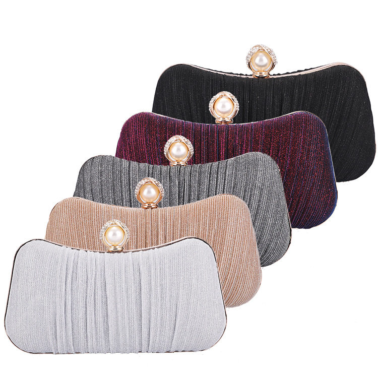 2022新款晚宴包女褶皱宴会包礼服旗袍手拿包单肩斜挎包晚装包,箱包皮具/热销女包/男包,通用款女包,淘宝优惠券,粉丝福利购,淘宝优惠卷