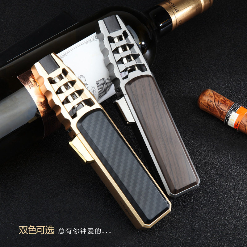 中邦588气体打火机 长条笔式厨用创意强力直冲蓝焰雪茄防风打火机