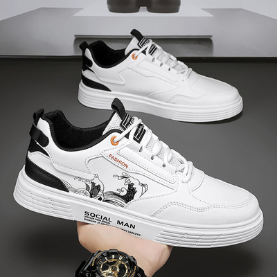大码男鞋外贸4546运动鞋夏季新款透气板鞋男士鞋子休闲小白鞋