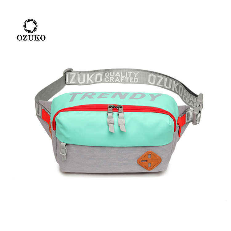 ozuko新款运动斜挎腰包韩版防水斜挎包 潮男多功能潮流胸包男,箱包皮具/热销女包/男包,男士包袋,淘宝优惠券,粉丝福利购,淘宝优惠卷