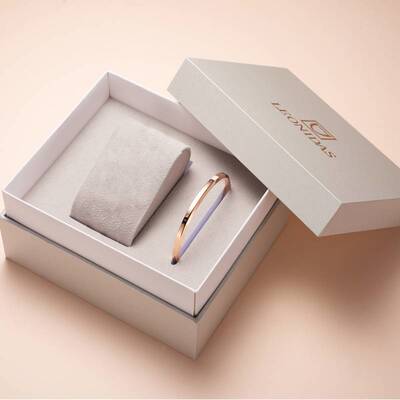 列奥尼达LEONIDAS女表表盒带手镯方盒套装适合石英腕表时尚女表