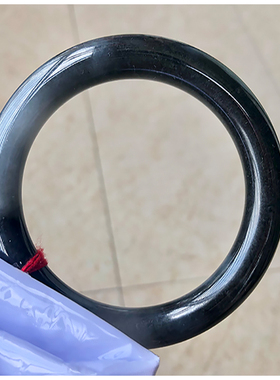 天然翡翠A货缅料乌鸡手镯