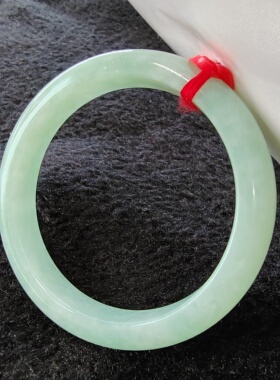 锜一家天然缅甸翡翠A货手镯女款完美百搭饰品附证书