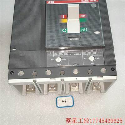 可维修：ABB断路器未使用件T5L630-500A4P,功能包好成色议价