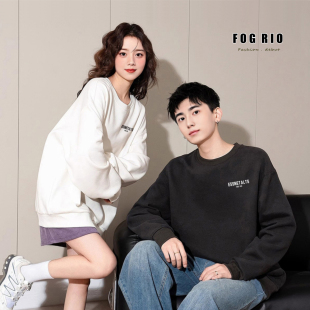 FOG 套头休闲宽松上衣3 RIO高街2025圆领连帽卫衣男潮牌女春秋新款