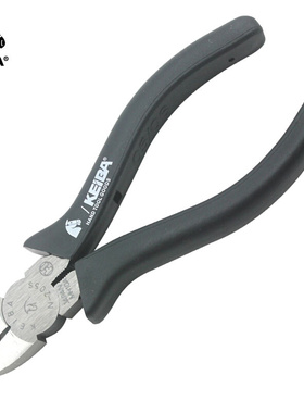 。日本马牌KEIBAN-206S进口斜口钳斜嘴钳电线剪线钳剥线N205S 206