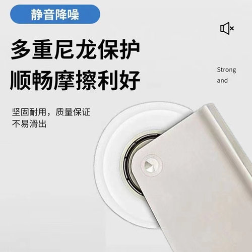 。推拉门滑轮衣柜门滑轮下轮合金浴室移门轮橱柜轨道滚轮双凹轮凸