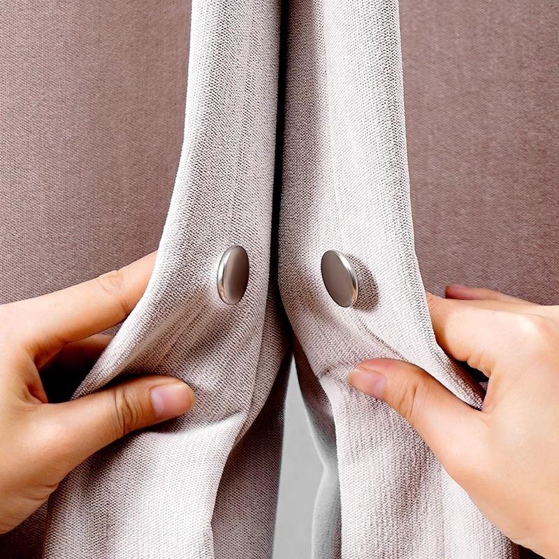 磁吸窗帘扣门帘窗帘闭合固定器防漏光窗帘闭合器隐形强力合拢夹子