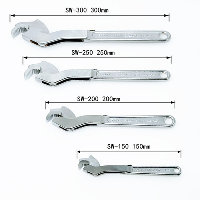 。日本TOP自紧方型圆型菱形螺丝快速万能活动扳手SW150 200 250 3