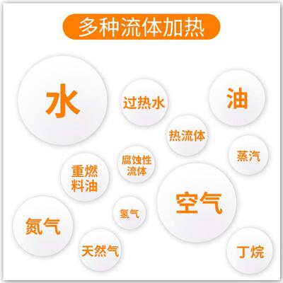 工业管道加热器气体预热氮气空气污水处理脱硫脱硝电加热器水循环