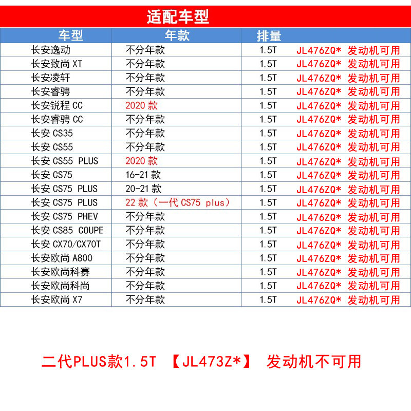 。适配长安1.5T CS55 CS75 CS85 机油滤芯扳手机滤拆装换油工具套