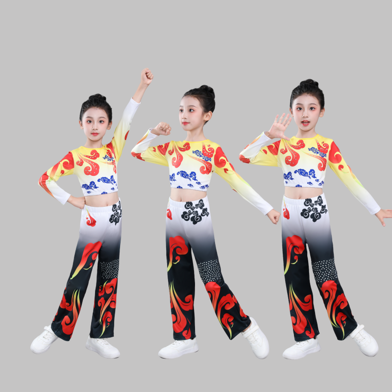 健美操比赛服啦啦操啦啦队演出服运动会广播体操拉拉队健身表演服