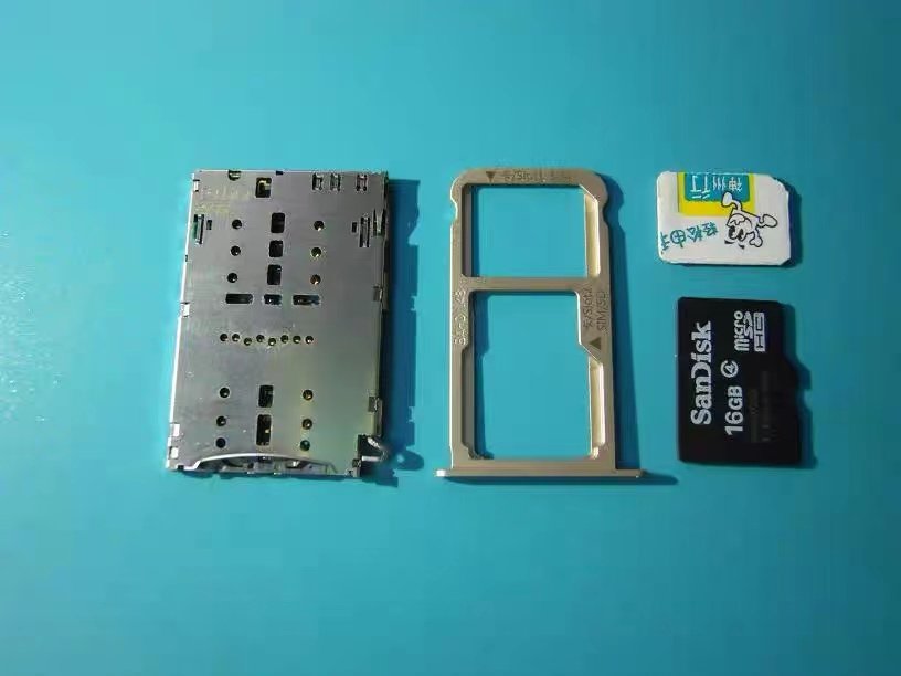 供应TE 泰科 2290741-1  TF+ nano SIM 二合一手机卡槽 卡托