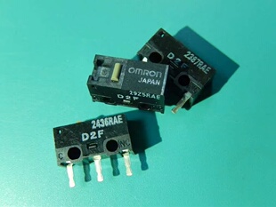 供应原装进口OMRON D2F, D2F-L 超小型微动开关 鼠标按键开关