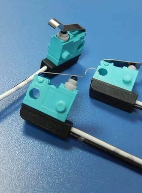 松下原装进口松下开关ASQ10338超小型密封防水微动开关弯杆带线