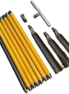 衡泰正宗洛阳铲打洞取土挖土锰钢铲头取土器神器地质勘探工具取样