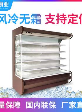 风幕柜 水果保鲜柜商用蔬菜饮料展示柜点菜柜麻辣烫柜厂家直供