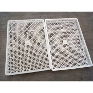 白色晾晒烘干药材单冻器 果园水果干晾晒盘 食品平面晾干托盘晒盘