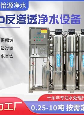 大型反渗透净水设备自动RO水处理设备工业净水器商用净水机纯水机