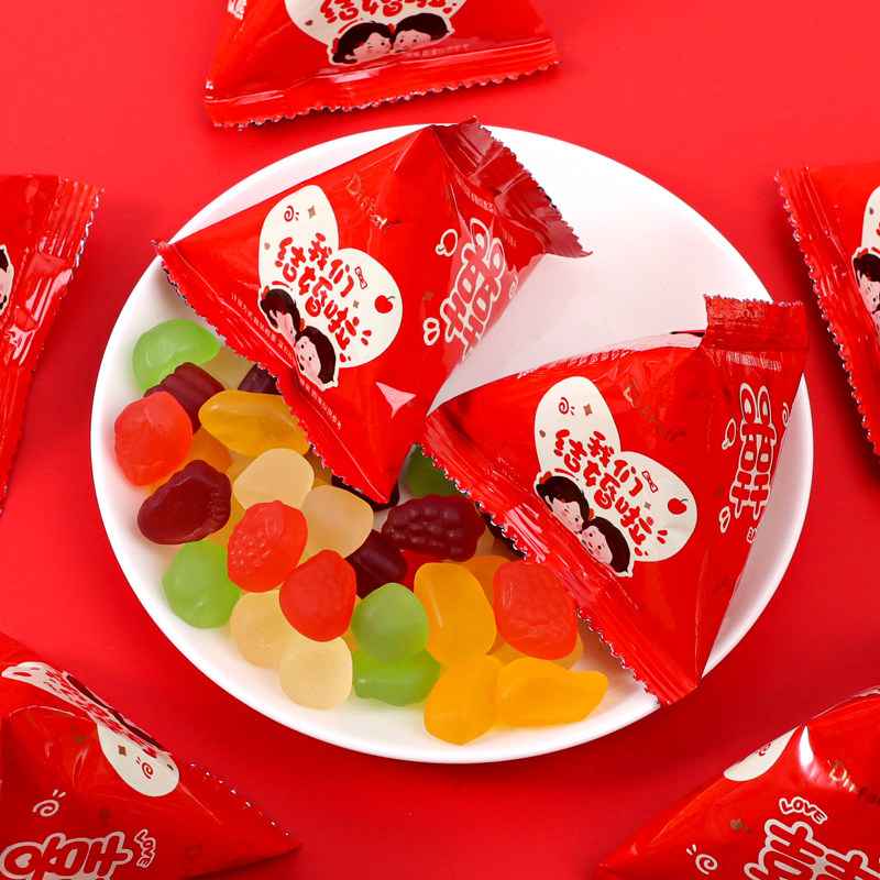 我们结婚啦水果味软糖喜糖散装批发QQ糖果小零食婚礼招待专用混合,零食/坚果/特产,喜糖,淘宝优惠券,粉丝福利购,淘宝优惠卷