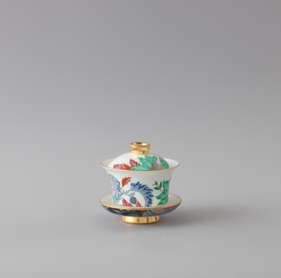 【新品】幸福满园3头 三才盖碗 安全包装无精美礼盒 自由组合配件