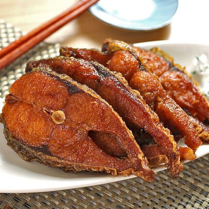 萌佳萌上海熏鱼特产苏式爆鱼块鱼排开袋即食熟食下酒菜零食小吃