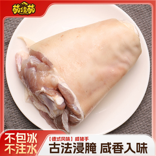 萌佳萌德国风味咸猪手上海咸蹄膀酒店餐厅烤猪肘子半成品猪蹄髈