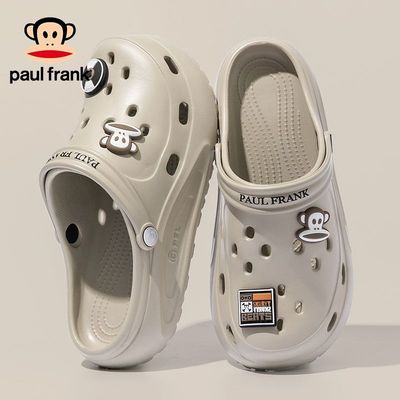 大嘴猴2025新款洞洞鞋女包头防滑