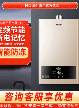 Haier/海尔燃气热水器家用天然气12升液化气16L煤气13UTS洗澡