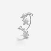 新品 何方HEFANG珠宝闪闪流星耳扣轻奢高级配饰生日礼物女无耳洞