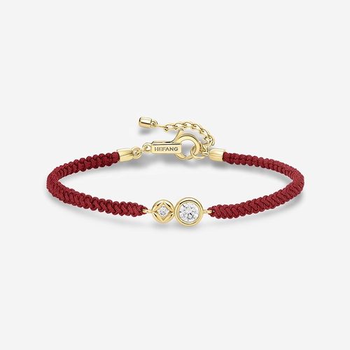 何方财源滚滚红绳手链新年圣诞