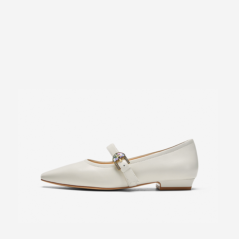 NineWest/玖熙玛丽珍鞋女平跟