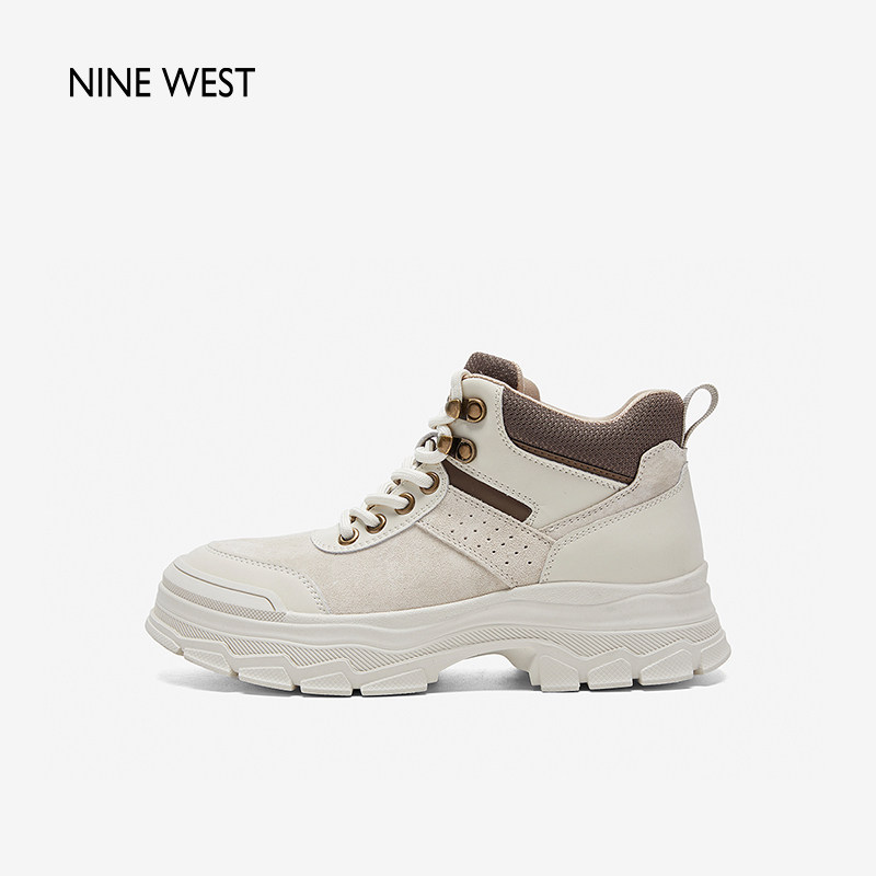 NineWest/玖熙马丁靴复古机车风