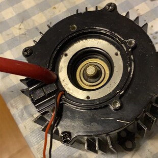 热销磁编码器as5047P直径40可以代替原来的霍尔感测器讯号5v供电